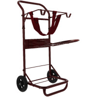 Carrinho porta-sela Hippotonic curto Bordéus Bordô Carrinho porta-sela Hippotonic curto Bordéus Bordô