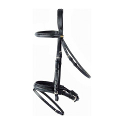 Bridão T de T muserola Pull-back Preto Bridão T de T muserola Pull-back Preto