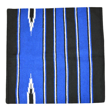 Westride Navajo Teppich Baumwolle/Acryl Preto / azul real / branco Westride Navajo Teppich Baumwolle/Acryl Preto / azul real / branco