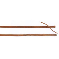 Rênes Westride por Franck Perret couro liso Avelã Castanho