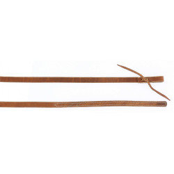 Rênes Westride por Franck Perret couro liso Avelã Castanho