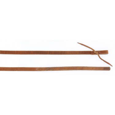 Rênes Westride por Franck Perret couro liso Avelã Castanho