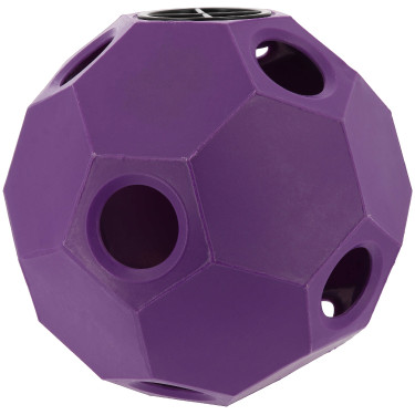 Bola anti-glutão Hippotonic para feno com múltiplos furos Violeta Bola anti-glutão Hippotonic para feno com múltiplos furos Violeta
