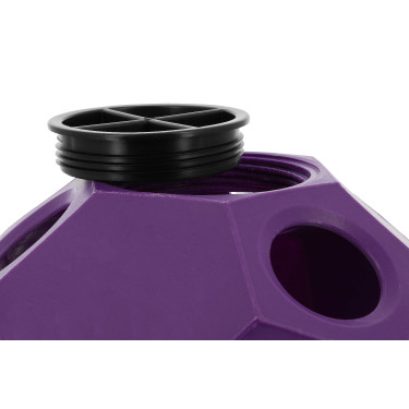 Bola anti-glutão Hippotonic para feno com múltiplos furos Violeta Bola anti-glutão Hippotonic para feno com múltiplos furos Violeta