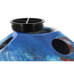 Bola anti-glutão Hippotonic para feno com múltiplos furos Multicolor