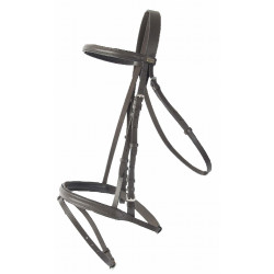 Bridon Sisley T deT muserola combinada T de T Havana escuro Castanho