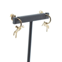 Brincos Argolas Pénélope Léonie Dourada Ouro Brincos Argolas Pénélope Léonie Dourada Ouro