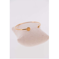 Pulseira Pénélope Jonc Dourada Ouro Pulseira Pénélope Jonc Dourada Ouro