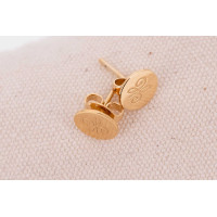 Brincos de pressão Pénélope Lou Arabesque Dourada Ouro