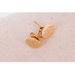 Brincos de pressão Pénélope Lou Arabesque Dourada Ouro