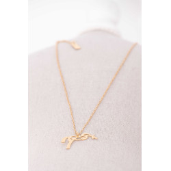 Colar Pénélope Angèle Dourado Ouro