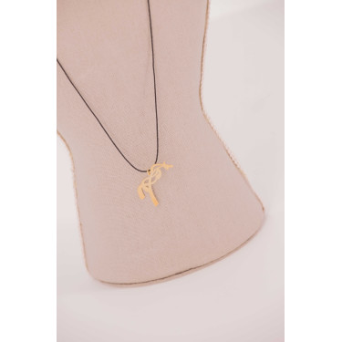 Colar equestre Pénélope GM Dourado Colar equestre Pénélope GM Dourado