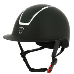 Capacete Equithème Glint Fosco Preto fosco / prateado