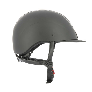 Capacete Equithème Pepit Preto / cromado Capacete Equithème Pepit Preto / cromado