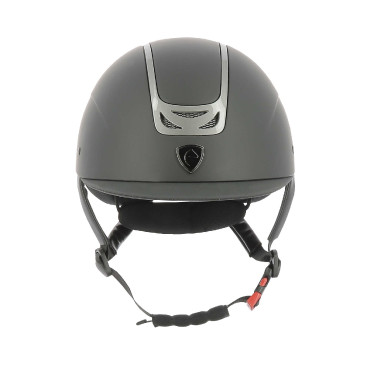 Capacete Equithème Pepit Preto / cromado Capacete Equithème Pepit Preto / cromado
