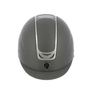 Capacete Equithème Pepit Preto / cromado Capacete Equithème Pepit Preto / cromado