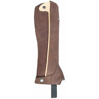 Mini chaps amara Boccherini T de T Marrom / bege Castanho