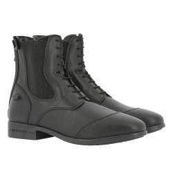 Botas Equithème Zurich com fecho e atacadores Preto