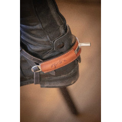 Cobre esporas Pénélope Spurs Conhaque Castanho