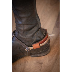 Cobre esporas Pénélope Spurs Conhaque Castanho