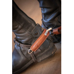 Cobre esporas Pénélope Spurs Conhaque Castanho