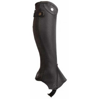 Mini chaps de couro Schubert T de T Castanho escuro Mini chaps de couro Schubert T de T Castanho escuro