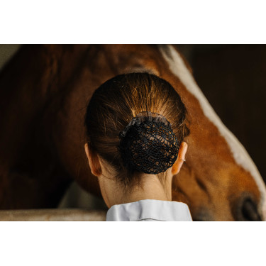 Presilha de cabelo em rede Equithème Floral Presilha de cabelo em rede Equithème Floral