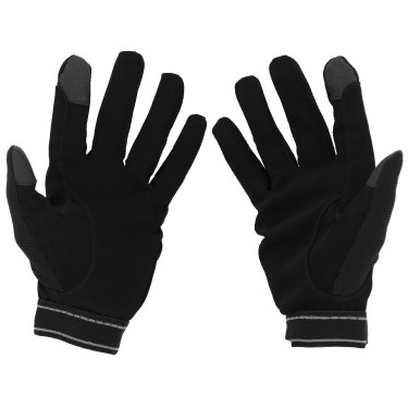 Luvas Equithème Mesnil Preto Luvas Equithème Mesnil Preto