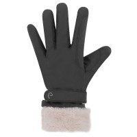 Luvas Equithème Valois Preto Luvas Equithème Valois Preto