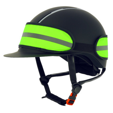 Capa de capacete Equithème Alta Visibilidade Amarelo fluorescente