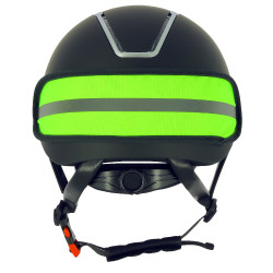 Capa de capacete Equithème Alta Visibilidade Amarelo fluorescente Capa de capacete Equithème Alta Visibilidade Amarelo fluorescente