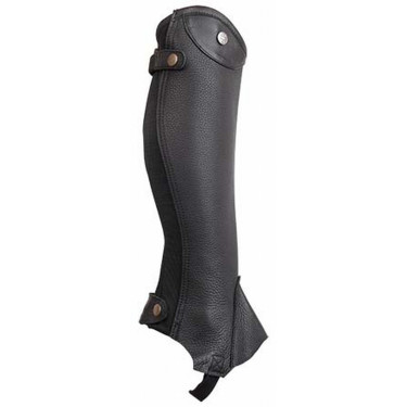 Mini chaps de couro Schubert T de T Preto