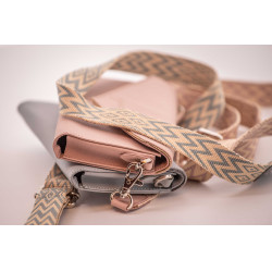 Bolsa Pénélope New Phone pocket Rosa em pó