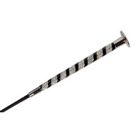 Chicote de adestramento Whip & Go Diamond Preto Chicote de adestramento Whip & Go Diamond Preto