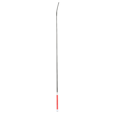 Chicote de dressage Whip & Go ponta de metal Vermelho / prata