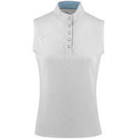 Polo em malha Equithème Molly Branco Polo em malha Equithème Molly Branco