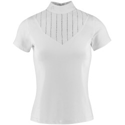 Pólo Equithème Funza de mangas curtas Branco Pólo Equithème Funza de mangas curtas Branco