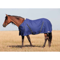 Camisa de algodão T de T Azul-marinho