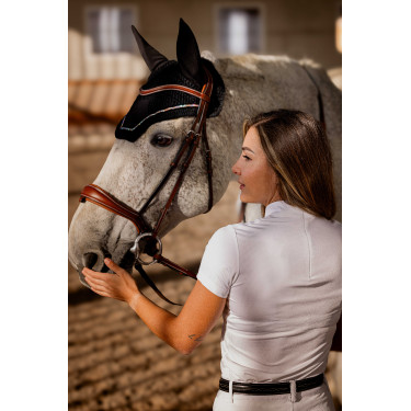 Pólo Equithème Funza de mangas curtas Branco Pólo Equithème Funza de mangas curtas Branco