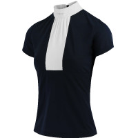 Polo Equithème Doha de mangas curtas Azul-marinho Polo Equithème Doha de mangas curtas Azul-marinho