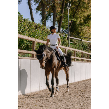 Polo Equithème Tóquio Cinzento-acastanhado Polo Equithème Tóquio Cinzento-acastanhado