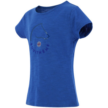T-shirt Equithème Claire Criança Azul Mônaco T-shirt Equithème Claire Criança Azul Mônaco