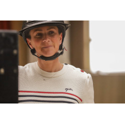 Camisola Pénélope x Saint James Maelle Cru / marinho / vermelho Motivos