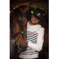 Camisola Pénélope x Saint James Maelle Cru / marinho / vermelho Motivos