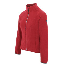 Casaco polar Equithème Lena Cereja Vermelho Casaco polar Equithème Lena Cereja Vermelho