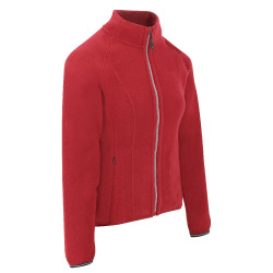 Casaco polar Equithème Lena Cereja Vermelho Casaco polar Equithème Lena Cereja Vermelho