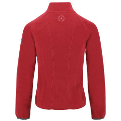 Casaco polar Equithème Lena Cereja Vermelho Casaco polar Equithème Lena Cereja Vermelho