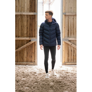 Casaco acolchoado masculino Equithème Michael Azul-marinho Casaco acolchoado masculino Equithème Michael Azul-marinho