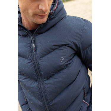 Casaco acolchoado masculino Equithème Michael Azul-marinho Casaco acolchoado masculino Equithème Michael Azul-marinho
