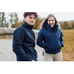 Blusão curto Equithème Originals Alina Marinho Azul-marinho